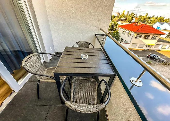 Suite4Me - Balkon I Kueche I Waschmaschine I Mainz-Kostheim