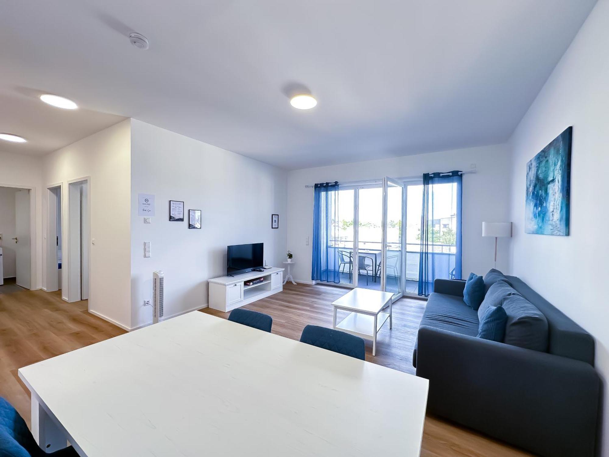 Apartment Suite4me - Balkon I Kueche I Waschmaschine I Mainz-kostheim Wiesbaden